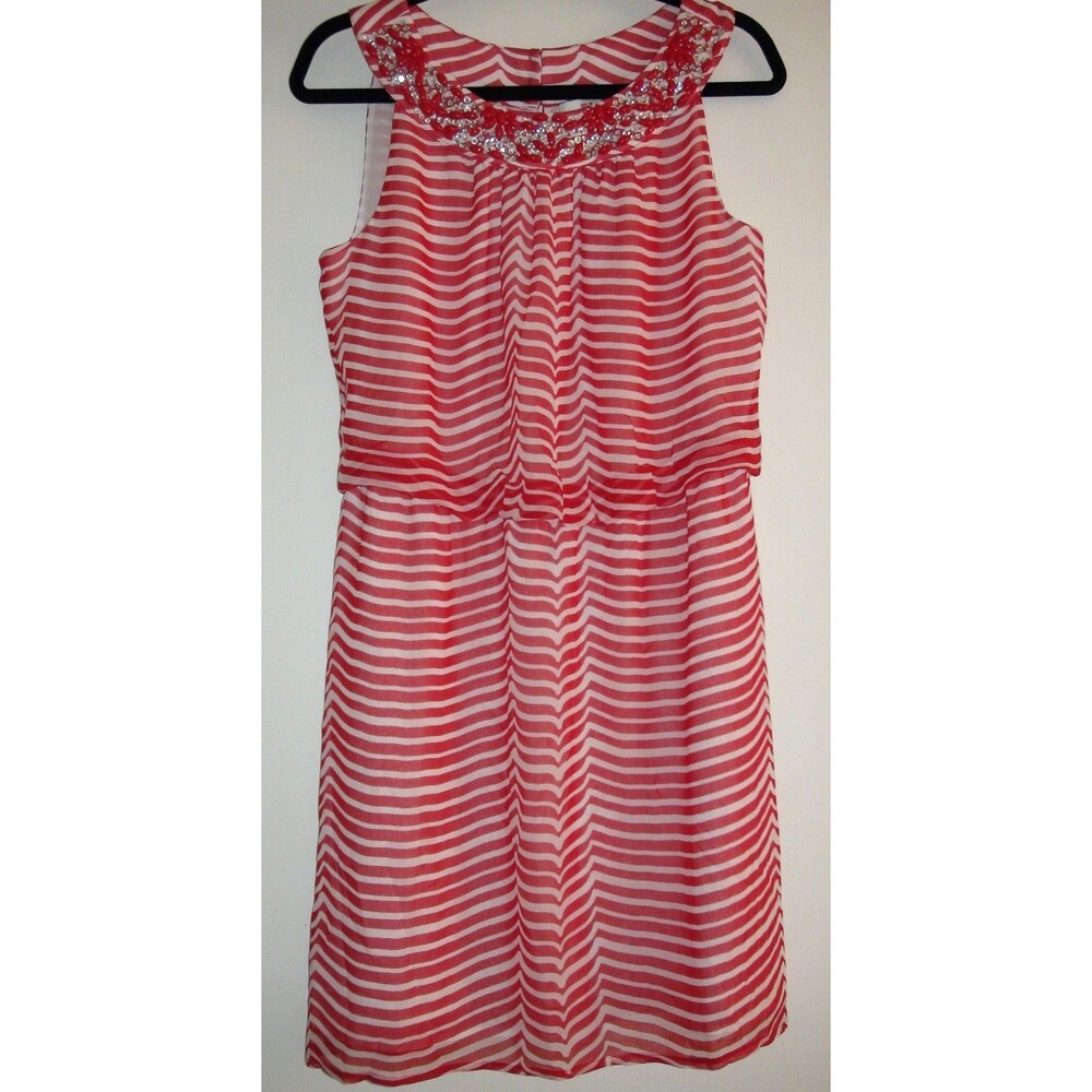 NWOT Vineyard Vines Silk Beaded Whale Waves Dress